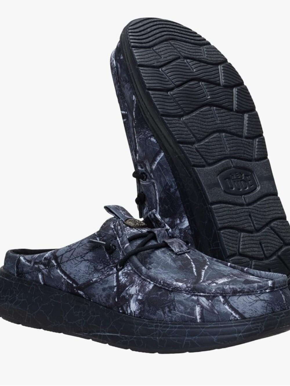 JELLY ROLL Hey Dude Realtree Edge Wally Comf Slip Men's Black/Camo NWOB
